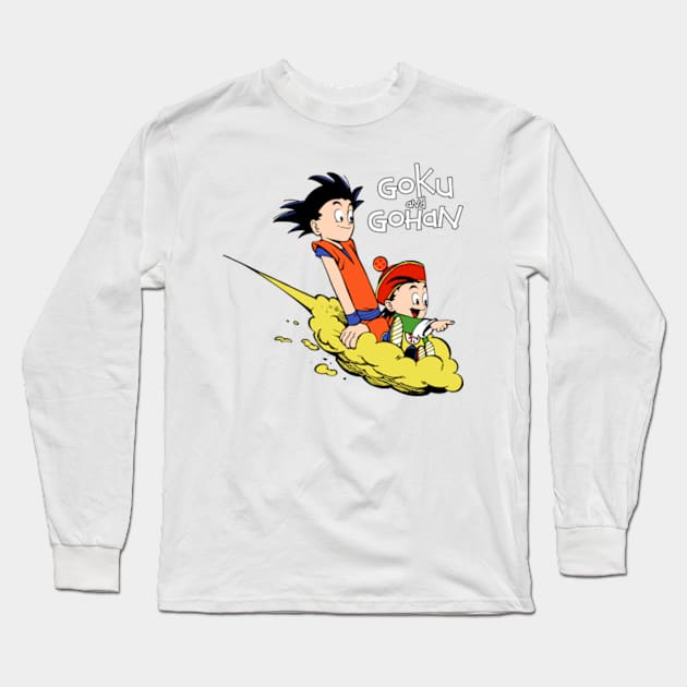 Goku and Gohan Long Sleeve T-Shirt by ES427